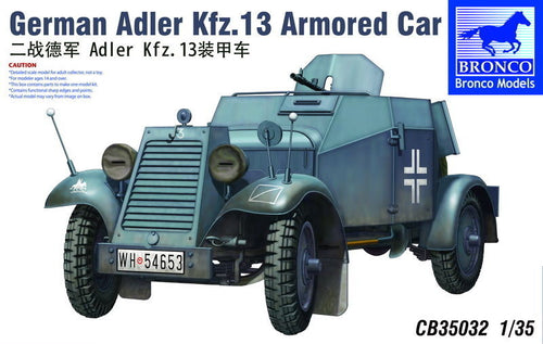 1/35 German Adler Kfz.13 Armored Car - Hobby Sense