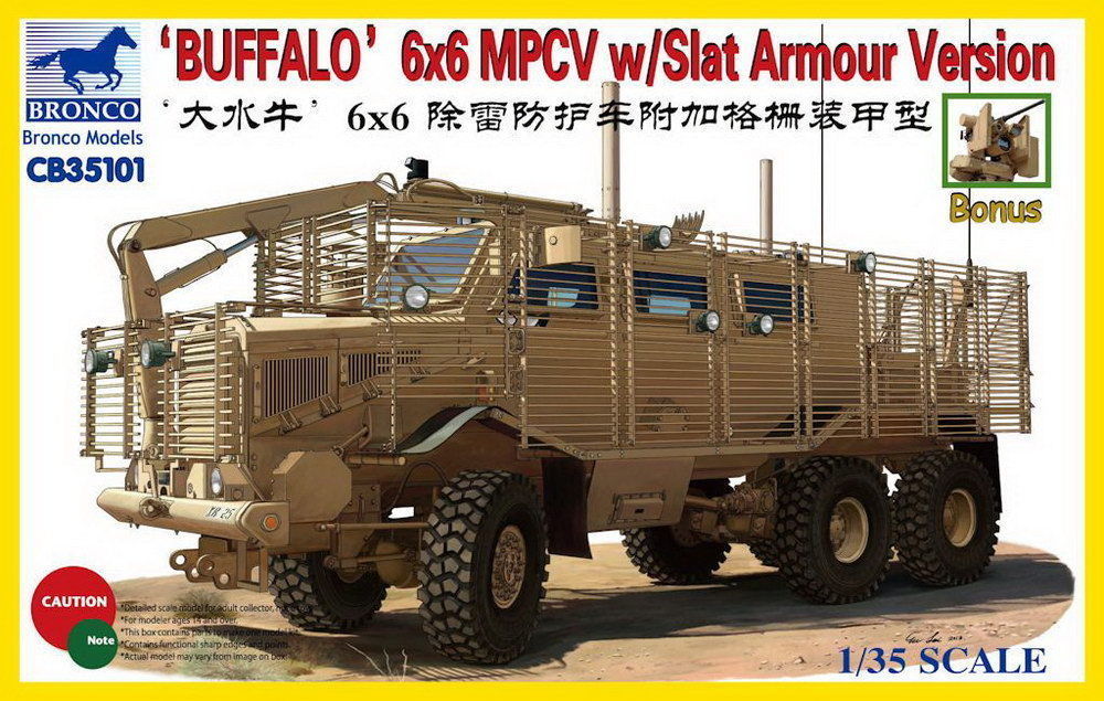 1/35 Buffalo 6x6 MPCV w/Slat Armour Version - Hobby Sense