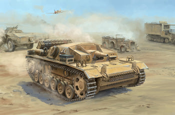 1/35 Sturmgeschiitz III Ausf D (SdKfz 142) in North Africa - Hobby Sense