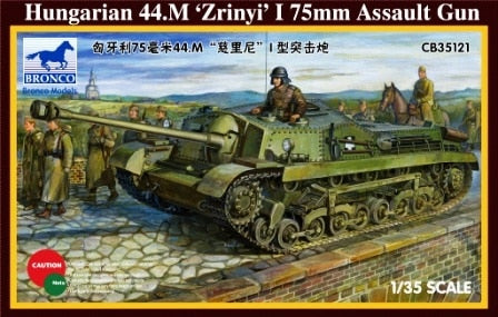 1/35 Hungarian 44/M Zrinyi I 75mm Assault Gun - Hobby Sense