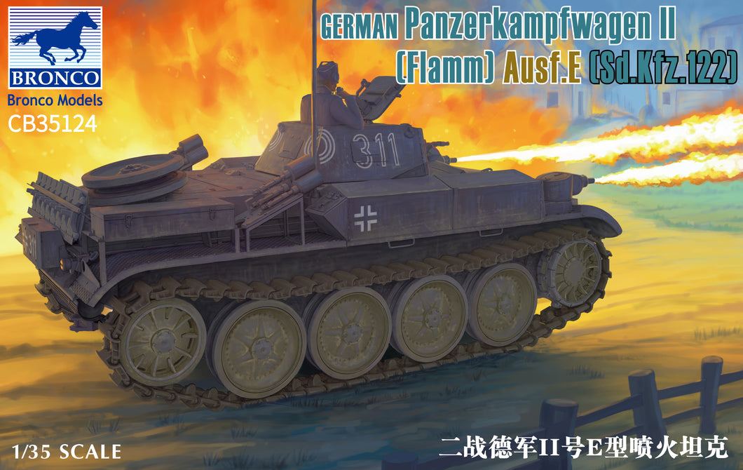 1/35 German Panzerkampfwagen II (Flamm) Ausf.E - Hobby Sense