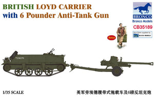 1/35 Loyd Carrier w/6 Pounder Anti Tank Gun - Hobby Sense