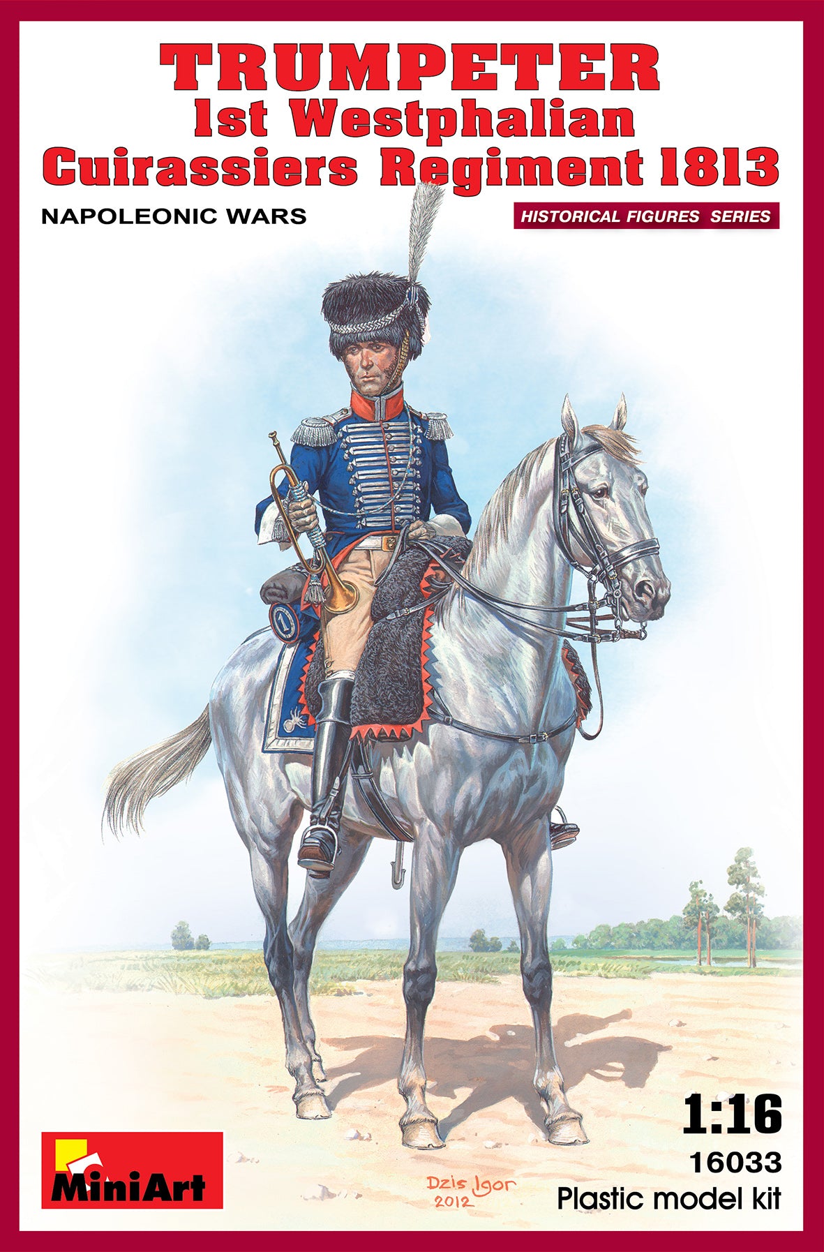 1/16 Trumpeter. 1st Westphalian Cuirassiers Regiment - Hobby Sense