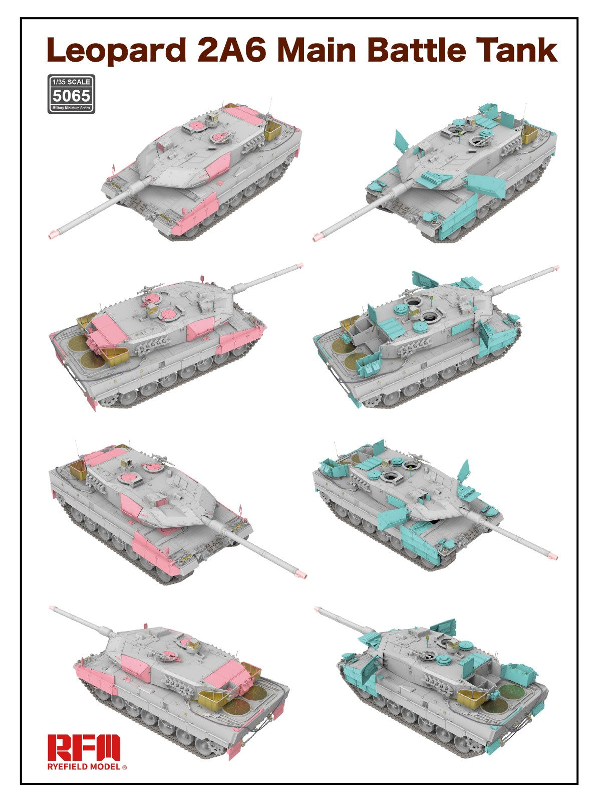 1/35 Leopard 2A6 Main Battle Tank - Hobby Sense