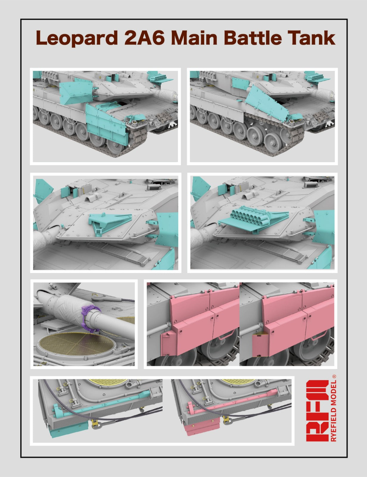 1/35 Leopard 2A6 Main Battle Tank - Hobby Sense
