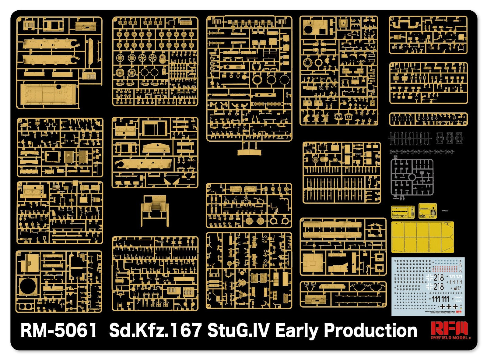 1/35 Sd.Kfz.167 StuG.IV Early Production w/Full Interior & Workable Track Links - Hobby Sense