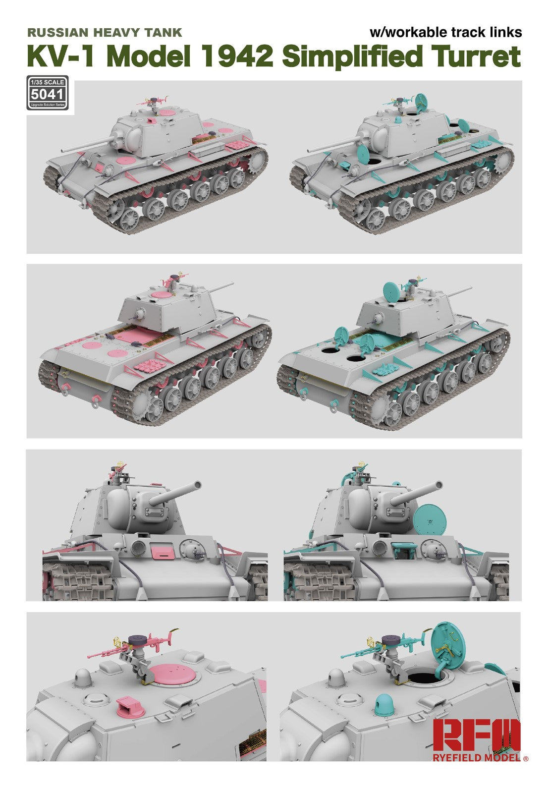 1/35 KV-1 Model 1942 Simplified Turret - Hobby Sense