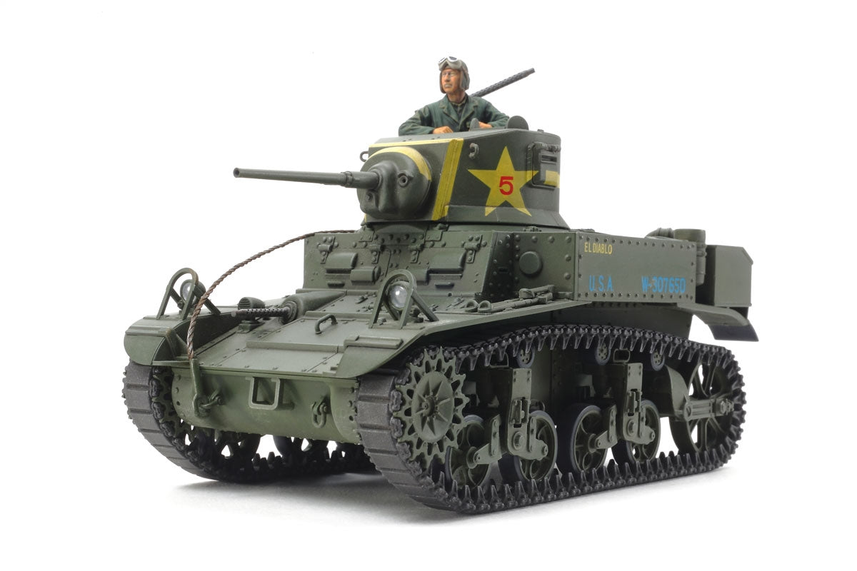 1/35 US Light Tank M3 Stuart Late Prod. - Hobby Sense