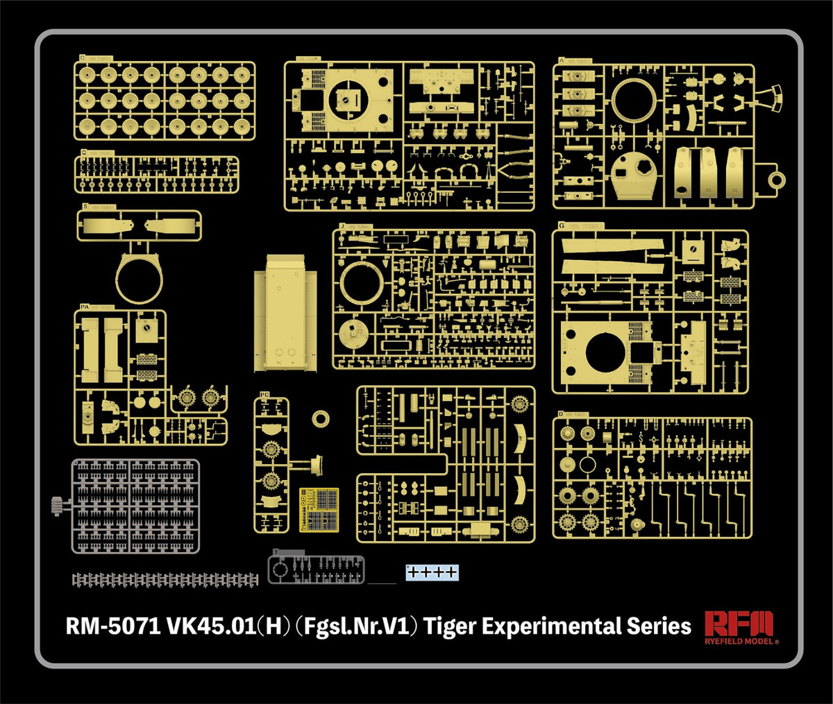 1/35 VK45.01(H) (Fgsl.Nr.V1) Tiger Experimental Series - Hobby Sense