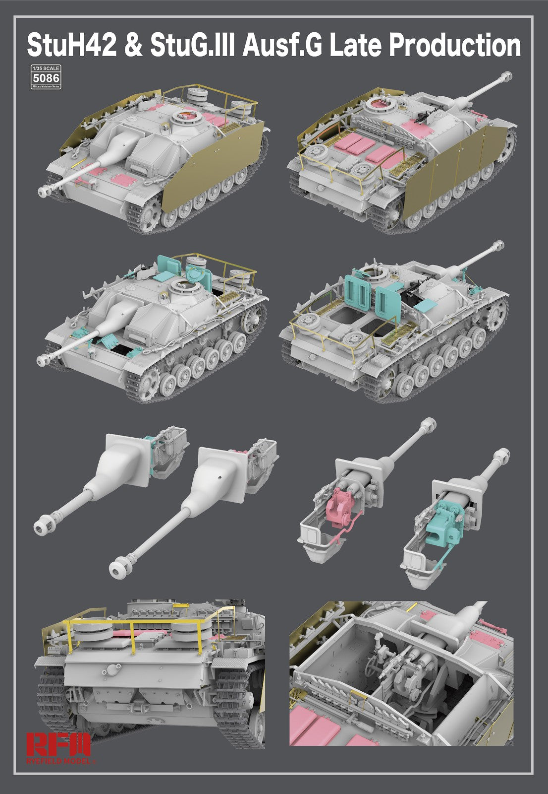 1/35 StuH42 & StuG.III Ausf.G Late Production - Hobby Sense