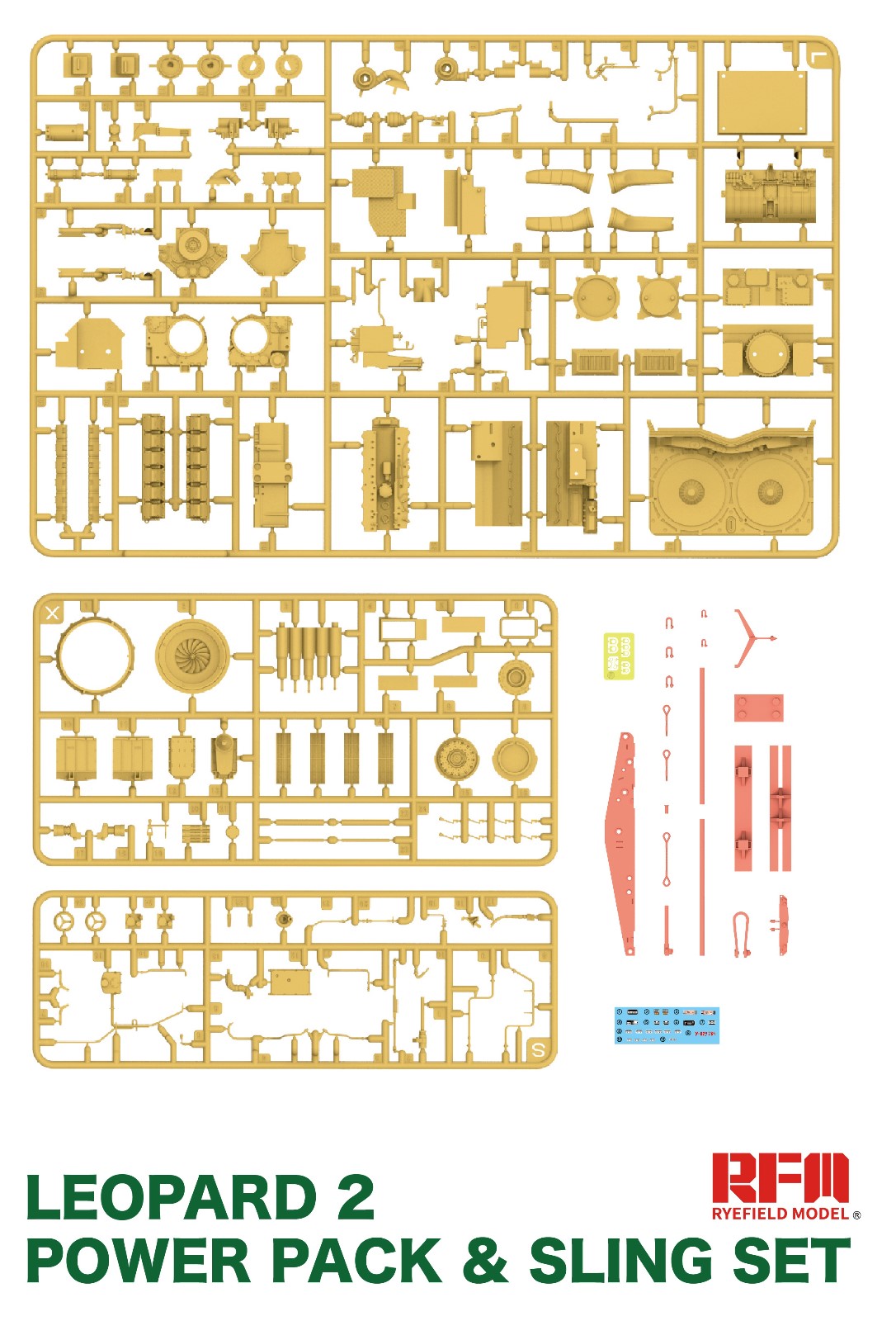 1/35 Leopard 2 Powerpack & Sling Set - Hobby Sense