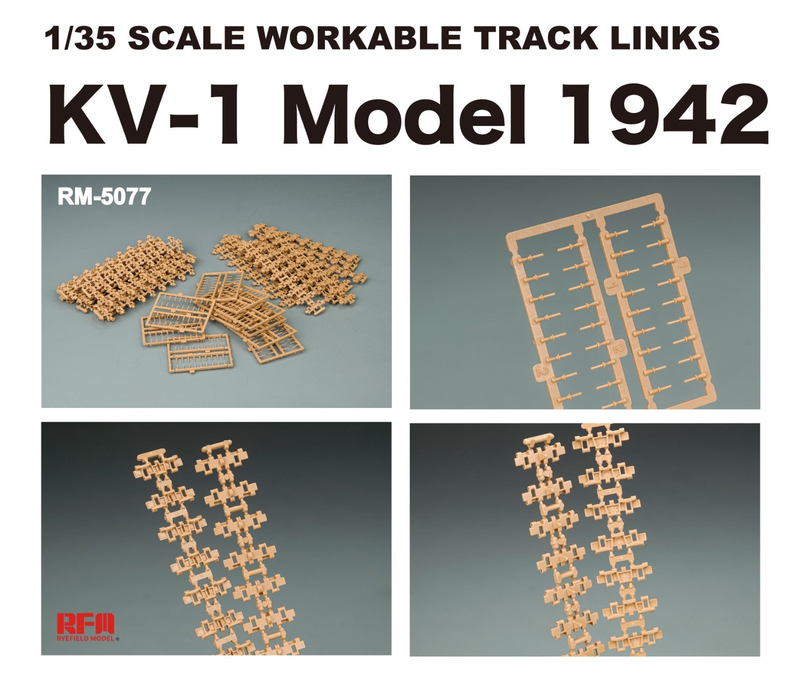 1/35 KV-1 Workable Track Links - Hobby Sense