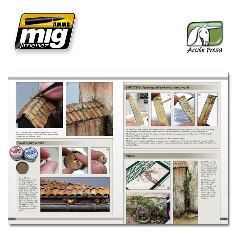 Ammo Mig Landscapes of War Dioramas Vol. 3 Rural Enviroments - The Greatest Guide - Hobby Sense