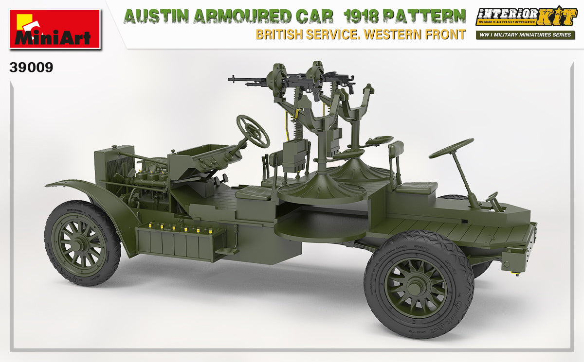 1/35 Austin Armoured Car 1918 Pattern. British Service. Western Front . Interior Kit - Hobby Sense