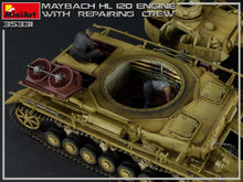 1/35 Maybach HL 120 Engine for Panzer III/IV Family w/Repair Crew - Hobby Sense