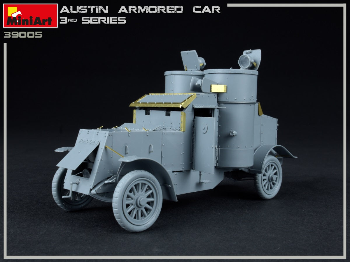 1/35 Austin Armored Car 3rd Series: Ukrainian, Polish, Georgian, Romanian Service Interior Kit - Hobby Sense