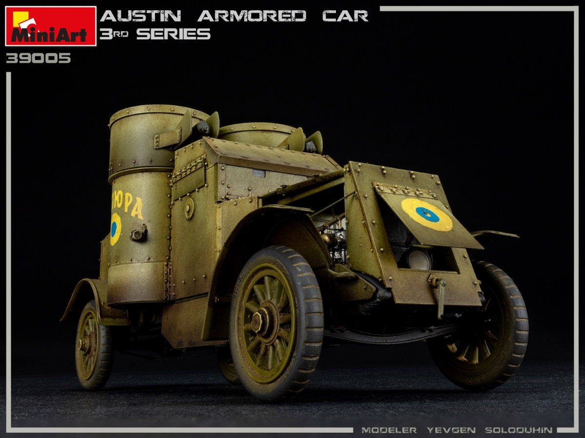 1/35 Austin Armored Car 3rd Series: Ukrainian, Polish, Georgian, Romanian Service Interior Kit - Hobby Sense