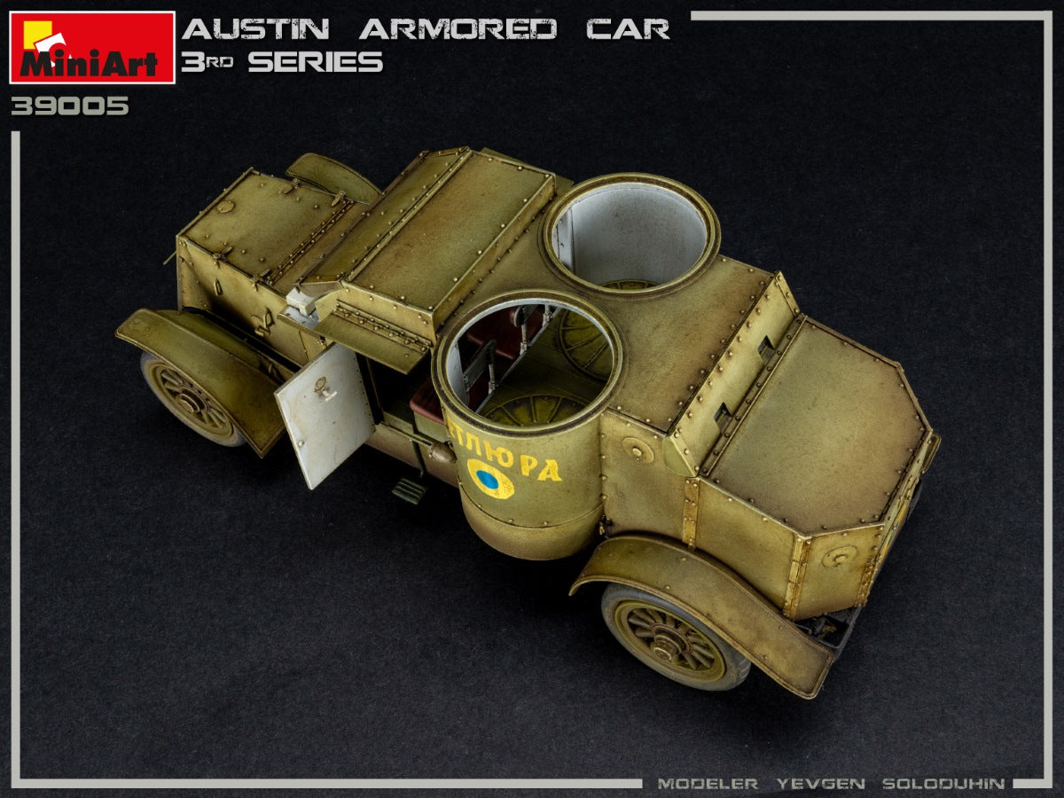 1/35 Austin Armored Car 3rd Series: Ukrainian, Polish, Georgian, Romanian Service Interior Kit - Hobby Sense