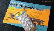 1/35 German Railway Schwerer Plattformwagen Typ SSys 4[Axle] 50ton - Metal wheels Edition - Hobby Sense