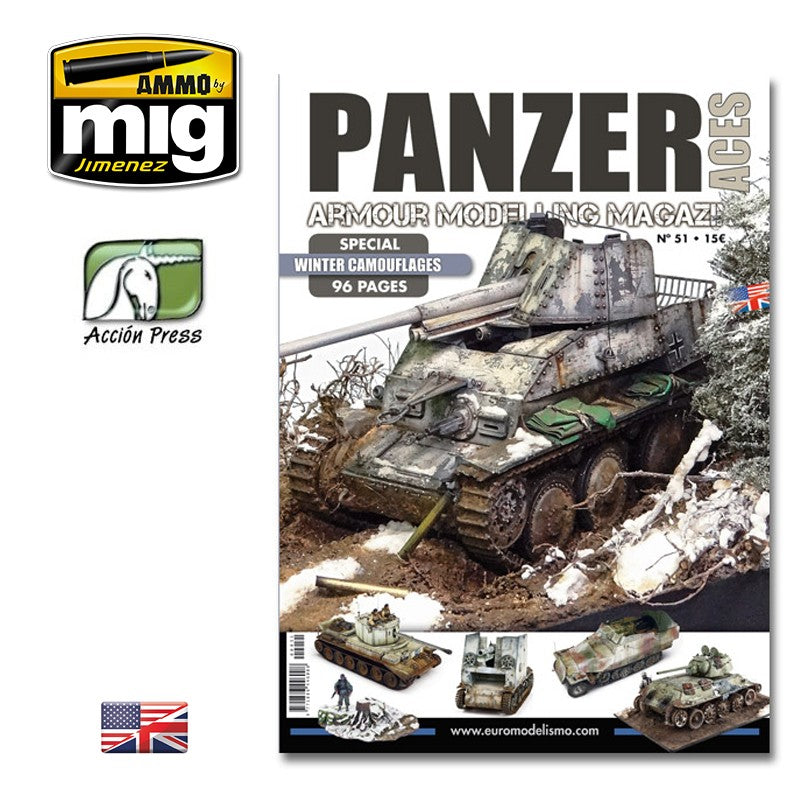 Ammo Mig Panzer Aces No 51: Special Winter Camouflages - Hobby Sense