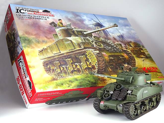 1/35 British Sherman IC Firefly Composite Hull w/Accessories - Hobby Sense