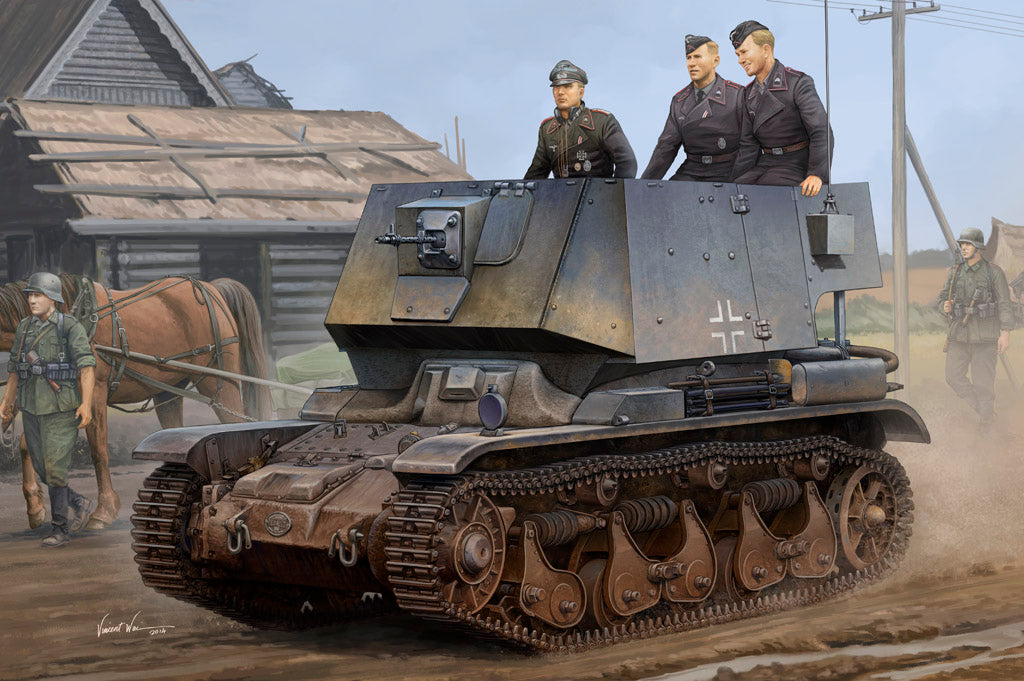 1/35 Befehlsfahrzeug auf Fgst. Pz.Kpfw.35 R 731(f) - Hobby Sense