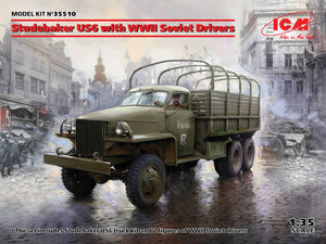 1/35 Studebaker US6 with WWII Soviet Drivers - Hobby Sense