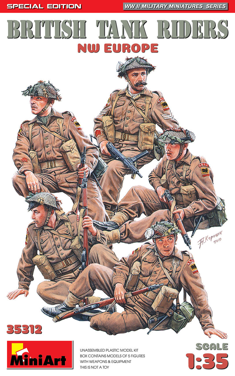 1/35 British Tank Riders (NW Europe), Special Edition - Hobby Sense