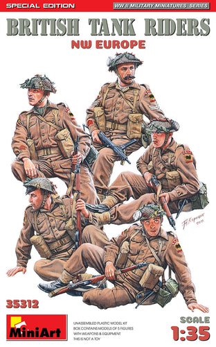 1/35 British Tank Riders (NW Europe), Special Edition - Hobby Sense