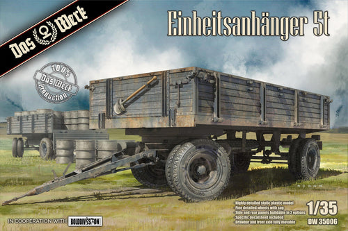 1/35 Einheitsanhanger 5t Trailer - Hobby Sense