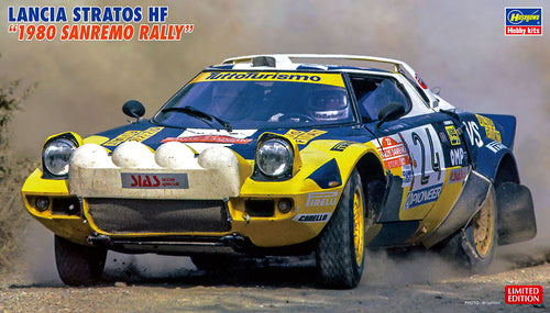 1/24 Lancia Stratos HF 1980 San Remo Rally - Hobby Sense