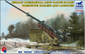 1/35 German Rheinmetall Long-Range Rocket Rheinbote (Rh.Z.61/9) and Launcher - Hobby Sense
