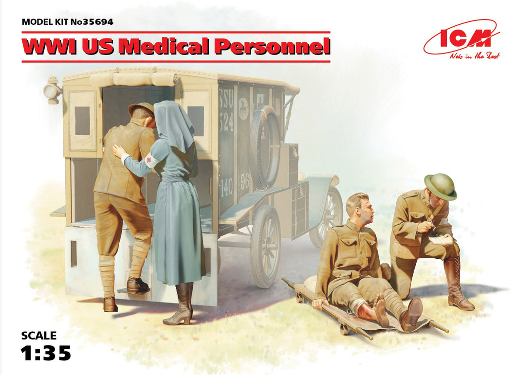 1/35 WWI US Medical Personnel - Hobby Sense