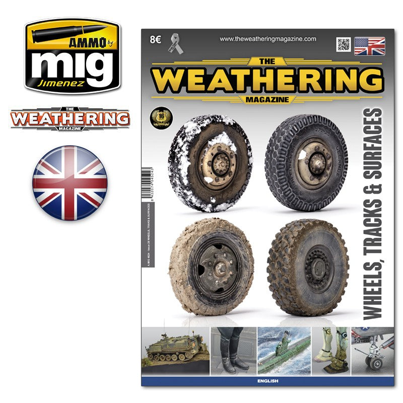 Ammo Mig The Weathering Magazine No 25: Wheels, Tracks & Surfaces - Hobby Sense