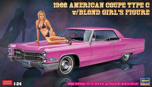 1/24 1966 American Coupe Type C w/Blond Girl's Figure - Hobby Sense