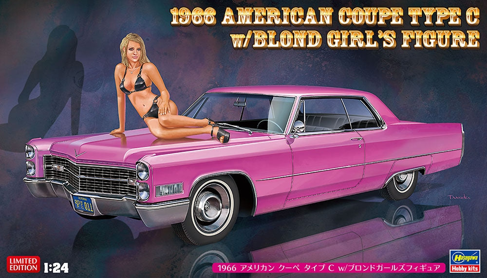 1/24 1966 American Coupe Type C w/Blond Girl's Figure - Hobby Sense