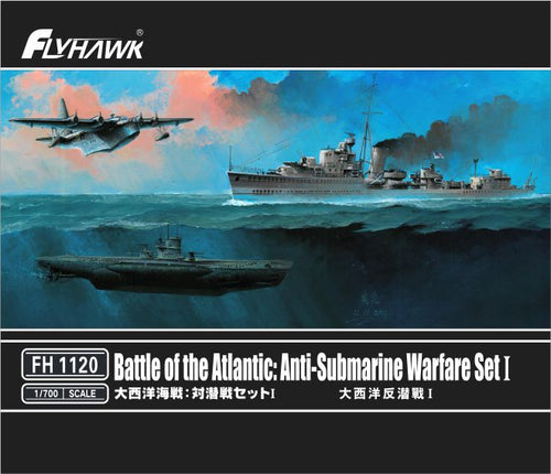 1/700 Battle of the Atlantic Anti-Submarine Warfare Set I - Hobby Sense