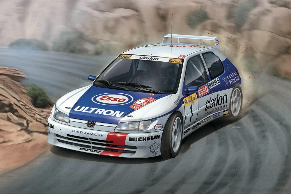 1/24 Peugeot 306 MAXI 1996 Monte Carlo Rally - Hobby Sense