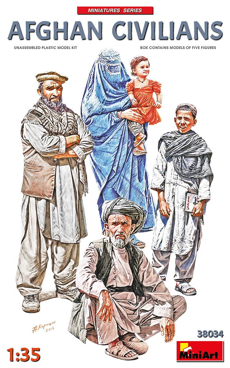 1/35 Afghan Civilians - Hobby Sense