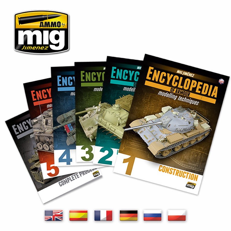 Ammo Mig Encyclopedia of Armour Modelling Techniques - Complete Collection - Hobby Sense