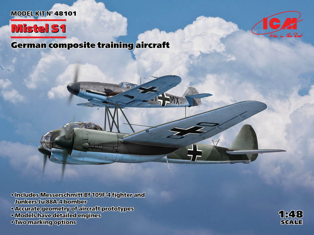 1/48 Mistel S1, German Composite Training Aircraft - Hobby Sense