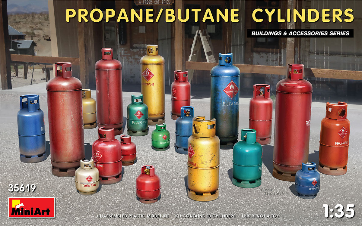 1/35 Propane/Butane Cylinders - Hobby Sense