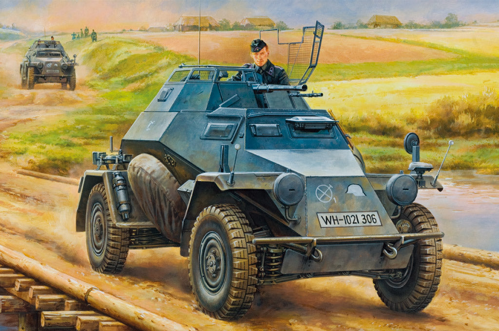 1/35 German Leichter Panzerspahwagen(2cm) Mid Version - Hobby Sense