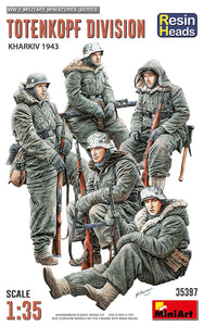 1/35 Totenkopf Division. Kharkov 1943. Resin Heads - Hobby Sense