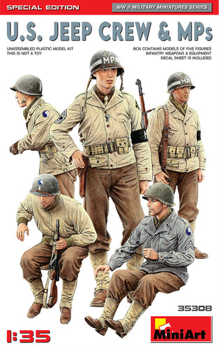 1/35 US Jeep Crew & MPs. Special Edition - Hobby Sense