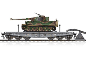 1/72 Schwere Plattformwagen Type SSyms 80 with Pz.Kpfw.VI Ausf.E Tiger I - Hobby Sense