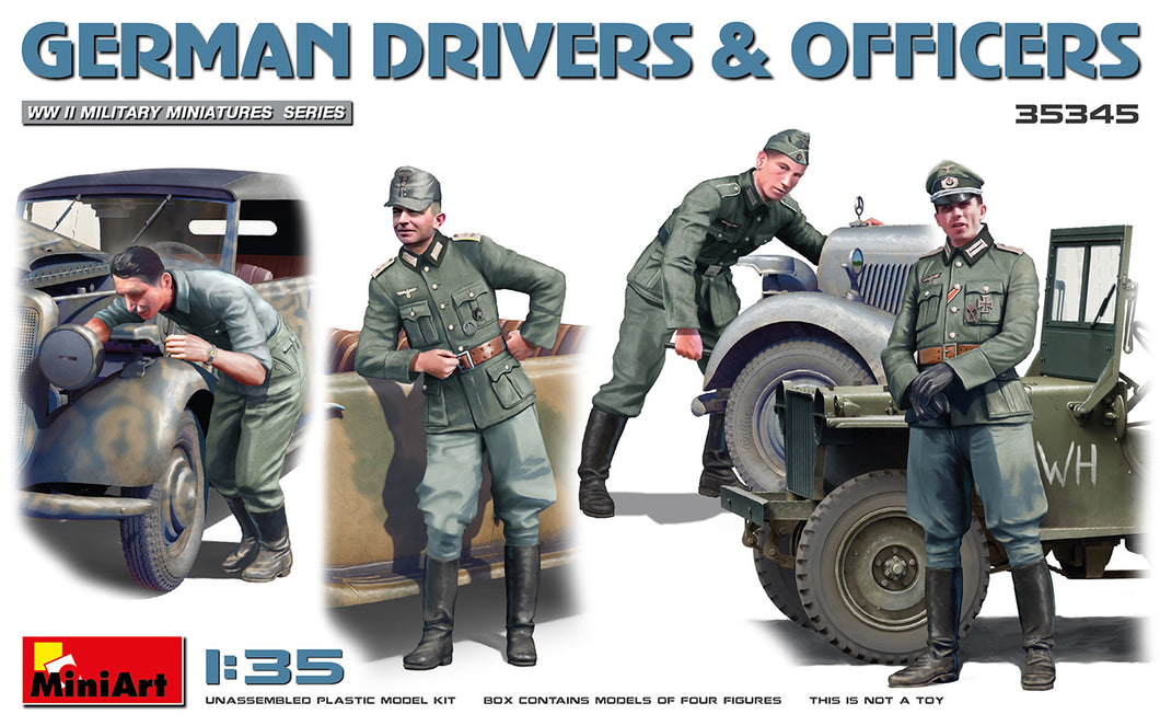 1/35 German Drivers & Officers - Hobby Sense