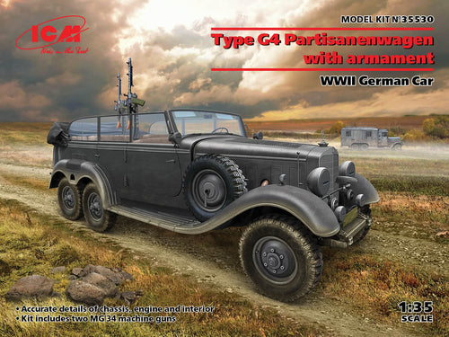 1/35 G4 with Armament, WWII German Car - Hobby Sense