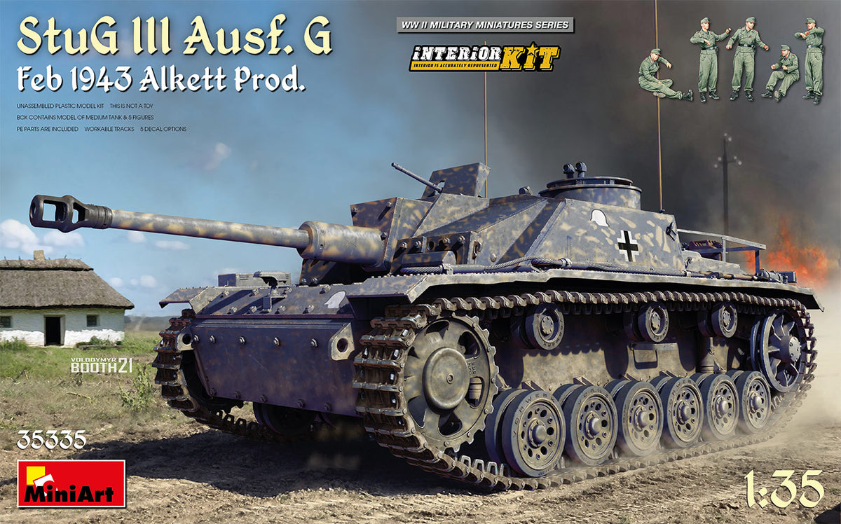 1/35 StuG III Ausf. G Feb 1943 Alkett Prod. Interior Kit - Hobby Sense
