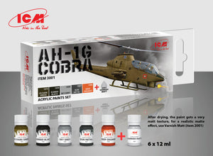 Acrylic paint set for AH-1G Cobra - Hobby Sense